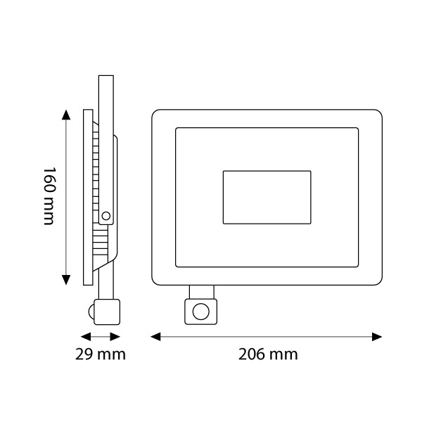Foco Proyector LED 30W 3600Lm 6000ºK IP66 Regulable 60.000H