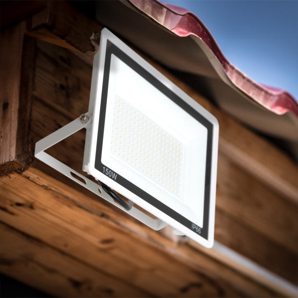 Foco Proyector LED 150W 12.000Lm 6000ºK IP66 Regulable 60,000H Acabado Blanco