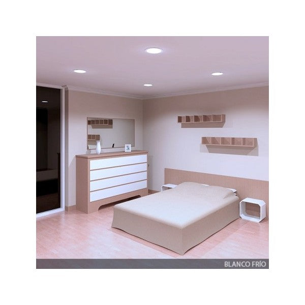 Pack 2 Placas LED 18W 1800Lm 6000ºK Circular 40.000H