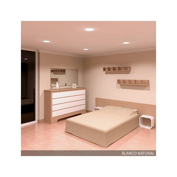 Pack 2 Placas LED 18W 1800Lm 6000ºK Circular 40.000H