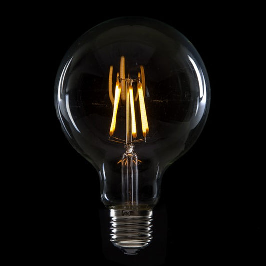 Bombilla LED E27 6W 432Lm 2000ºK Filamento G95 40.000H [HO-LF-G95-E27-6W-WW]
