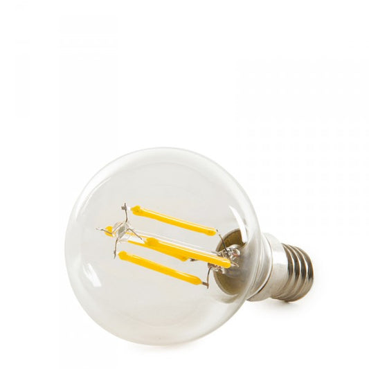 Bombilla LED E14 4W 288Lm 2000ºK Filamento G45 40.000H [WO-LF-G45-E14-4W-WW]