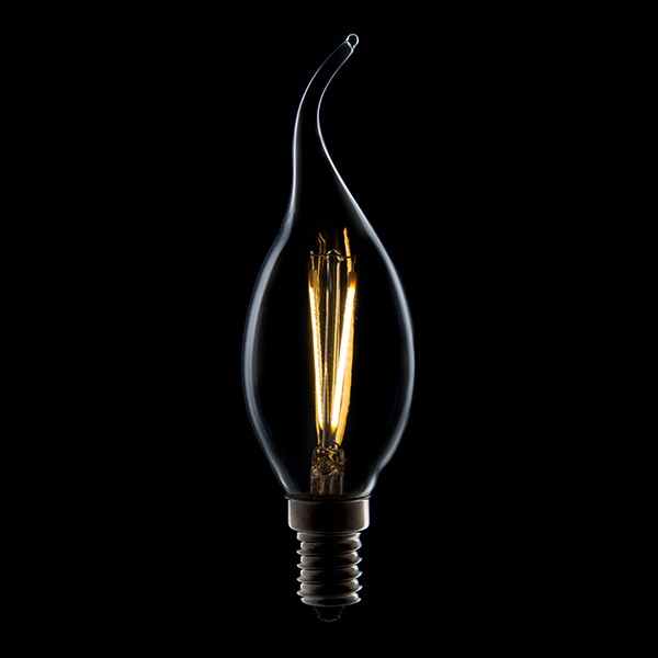 Bombilla LED E14 4W 288Lm 2700ºK Filamento 40.000H [HO-J14DHB22-WW]