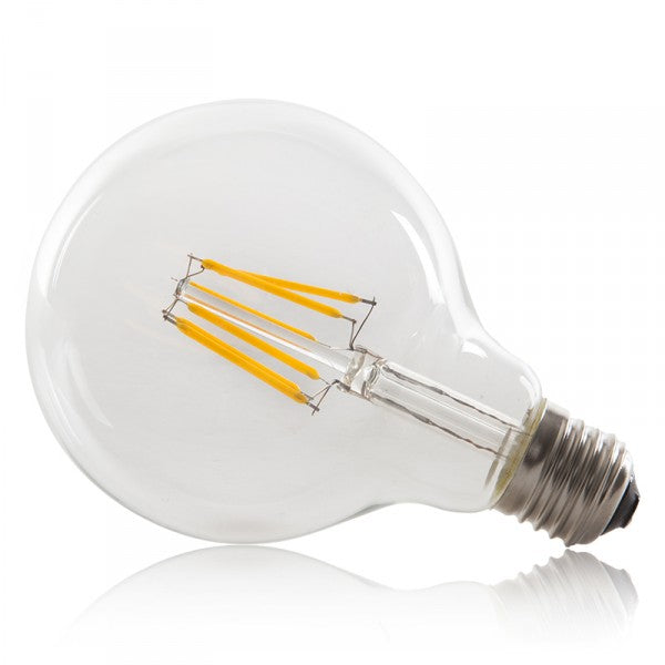 Bombilla LED E27 6W 432Lm 2000ºK Filamento G95 40.000H [HO-LF-G95-E27-6W-WW]