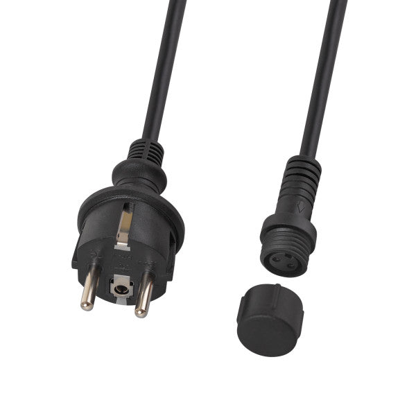 Cadena de 20 Portalámparas E27 10 Metros IP65 sin Bombillas [HO-CAD-10M-20xE27]