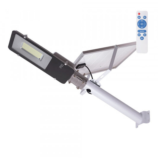 Farola LED Solar-Control Remoto- Dimable- Panel: 6V 100W Batería: 3,2V 15000MaH [HO-FAR-SOL-100W-CW]