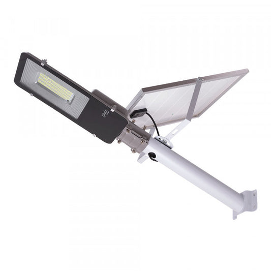 Farola LED Solar-Control Remoto- Dimable- Panel: 6V 100W Batería: 3,2V 15000MaH [HO-FAR-SOL-100W-CW]